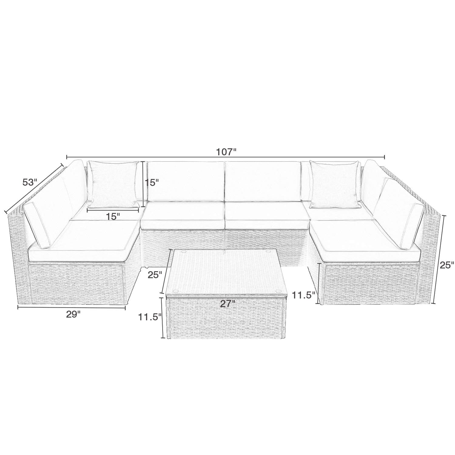 homall-patio-furniture-lounge-set-7-tlg-rattan-beige image 5