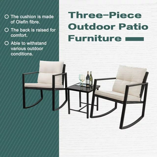 homall-patio-furniture-gartenm-bel-set-3-tlg-schwarz image 7