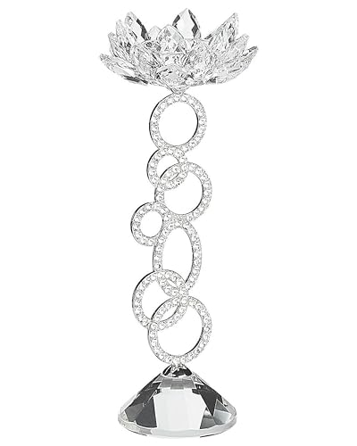 beliani-oviedo-kerzenst-nder-silbern-27-cm-glas image 8