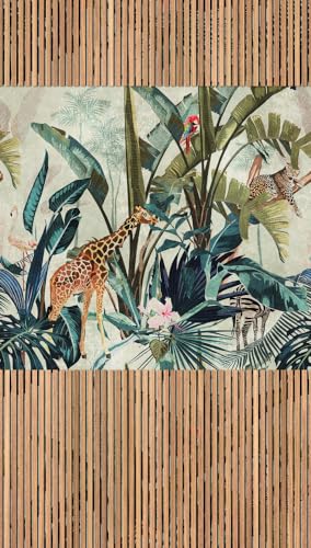 livingwalls-fototapete-tier-beige-braun-blau-1-59x2-80m image 4