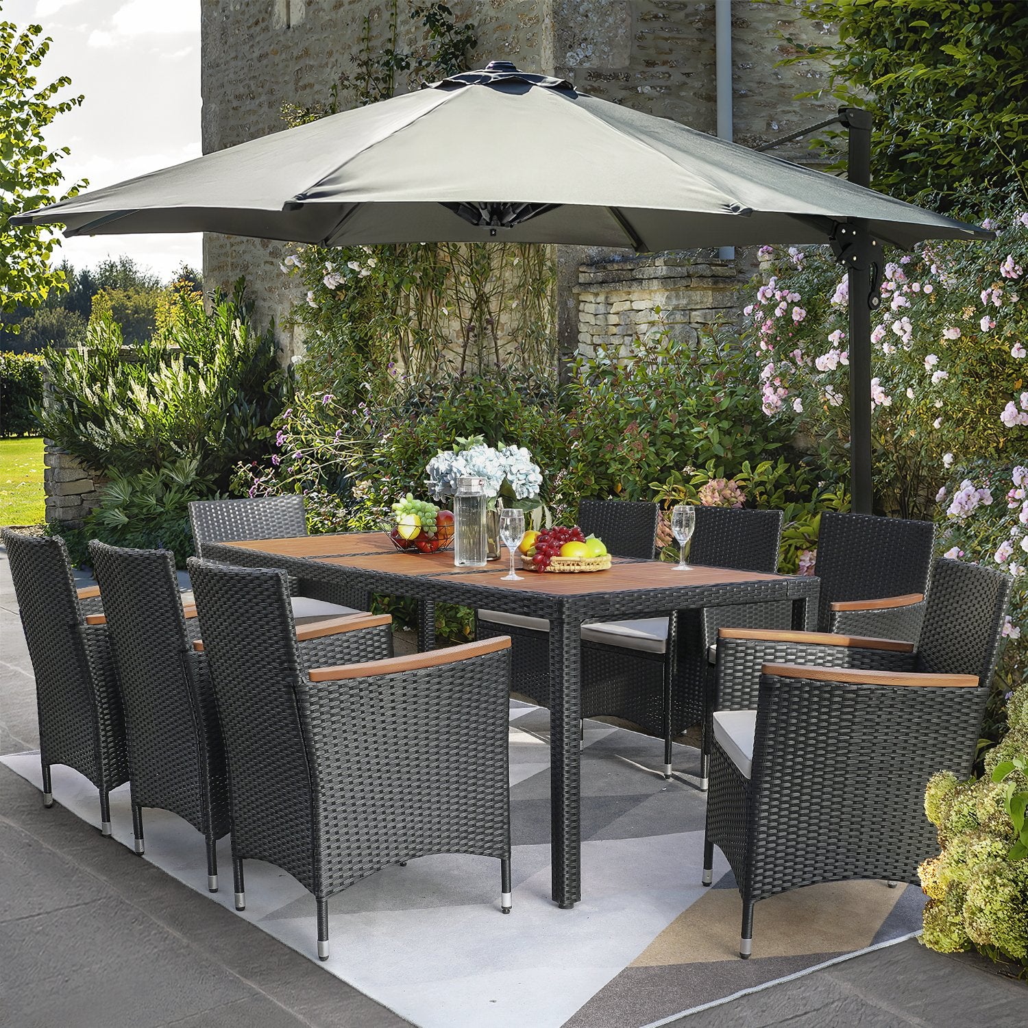 homall-patio-furniture-essgruppe-9-tlg-rattan-braun image 3