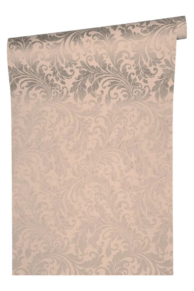 architects-paper-di-seta-366663-textiltapete-beige-floral-ornament image 1