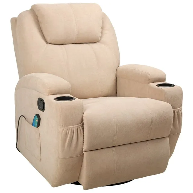 homall-recliner-chair-massagesessel-schwarz-heizfunktion image 1