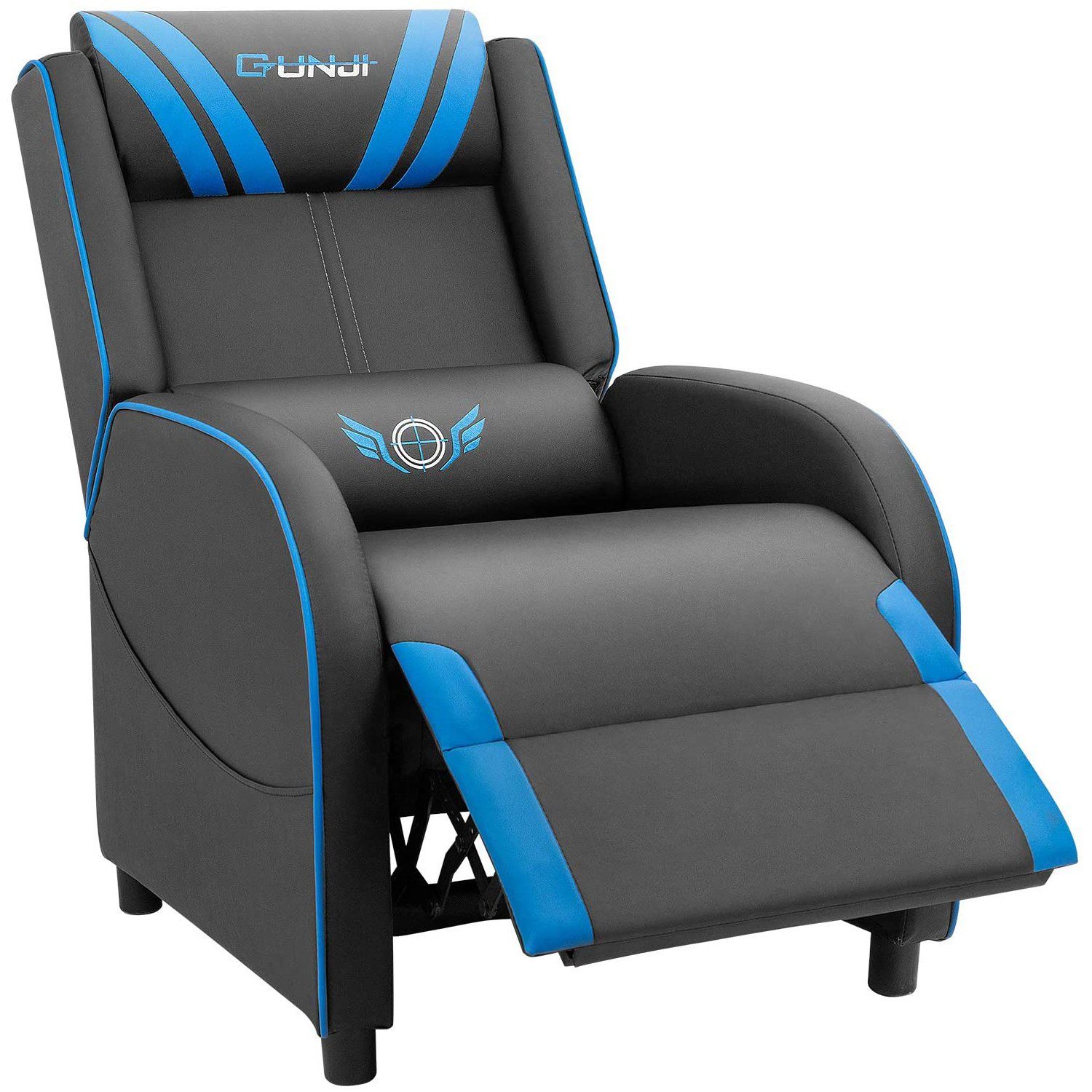 homall-gaming-recliner-relaxsessel-kunstleder-blau-165-grad image 8