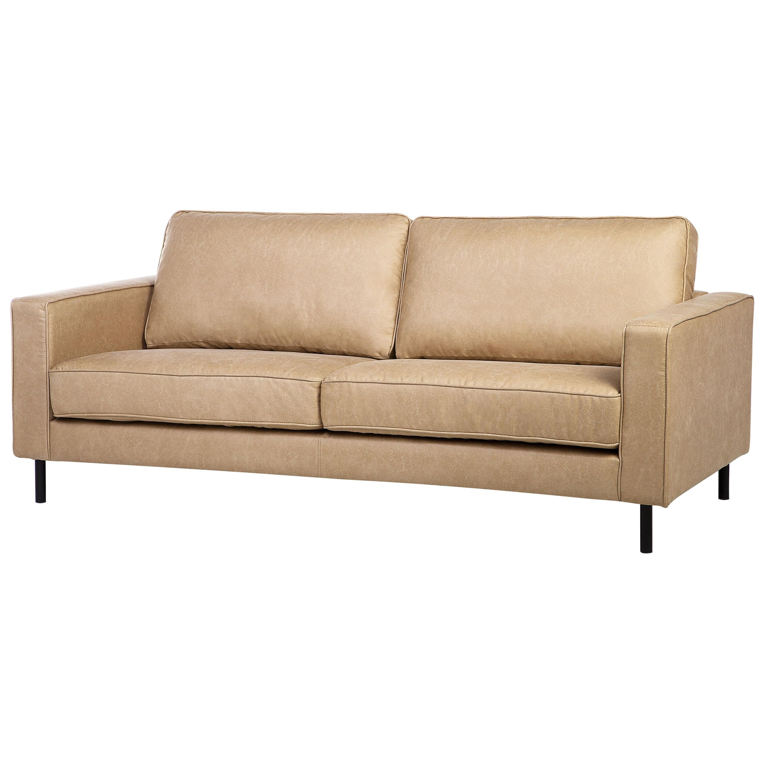 beliani-sessel-savalen-ledersessel-beige-kunstleder-1-sitzer image 5