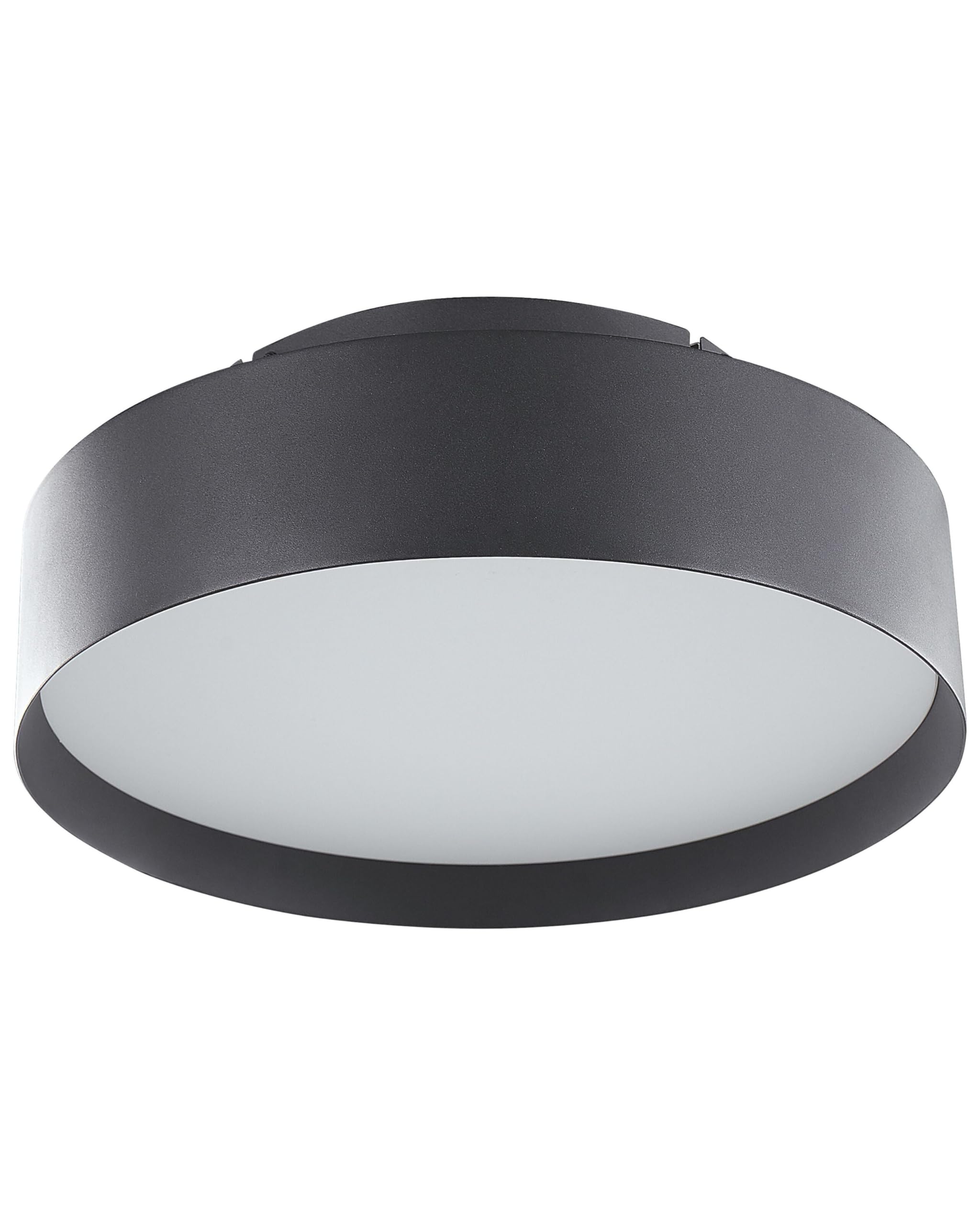 beliani-moei-led-deckenleuchte-schwarz-45-cm-warmwei image 1