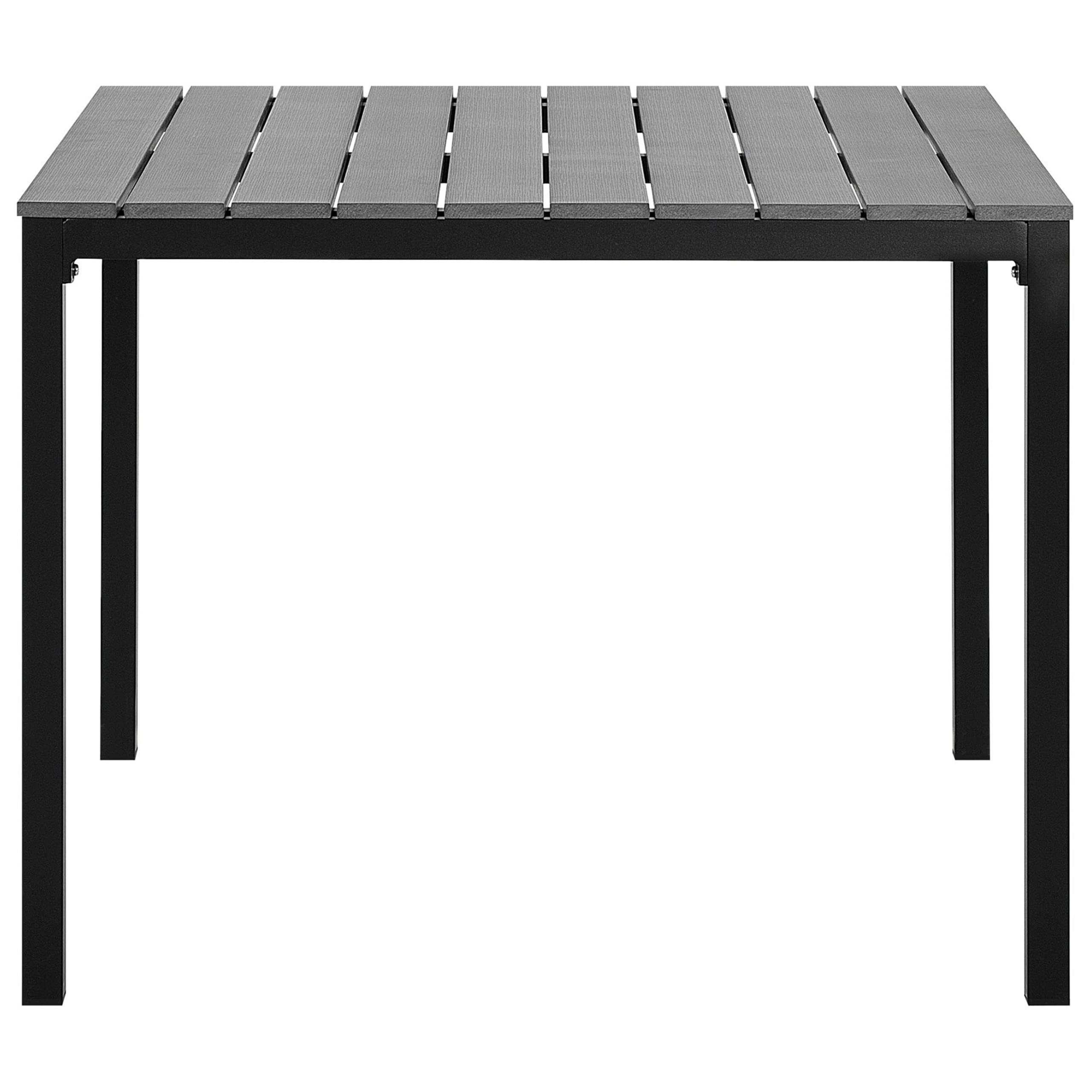 beliani-prato-gartentisch-95x95-cm-grau-schwarz image 4