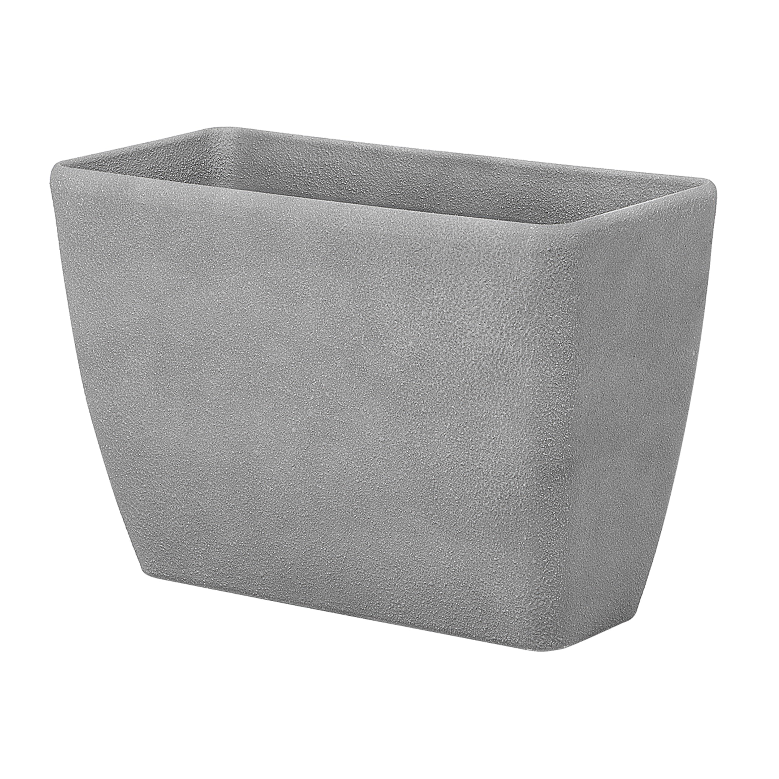 beliani-baris-blumentopf-eckig-60cm-grau-42l image 4