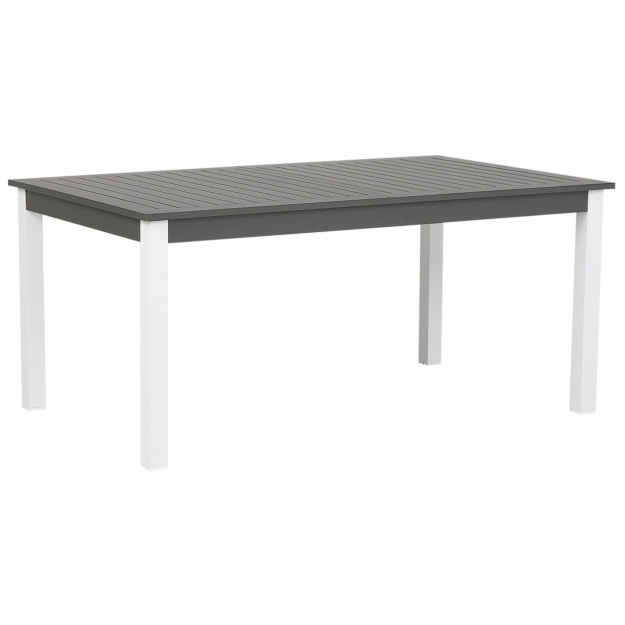beliani-pancole-gartentisch-set-aluminium-6-st-hle-grau-wei-ausziehbar image 4