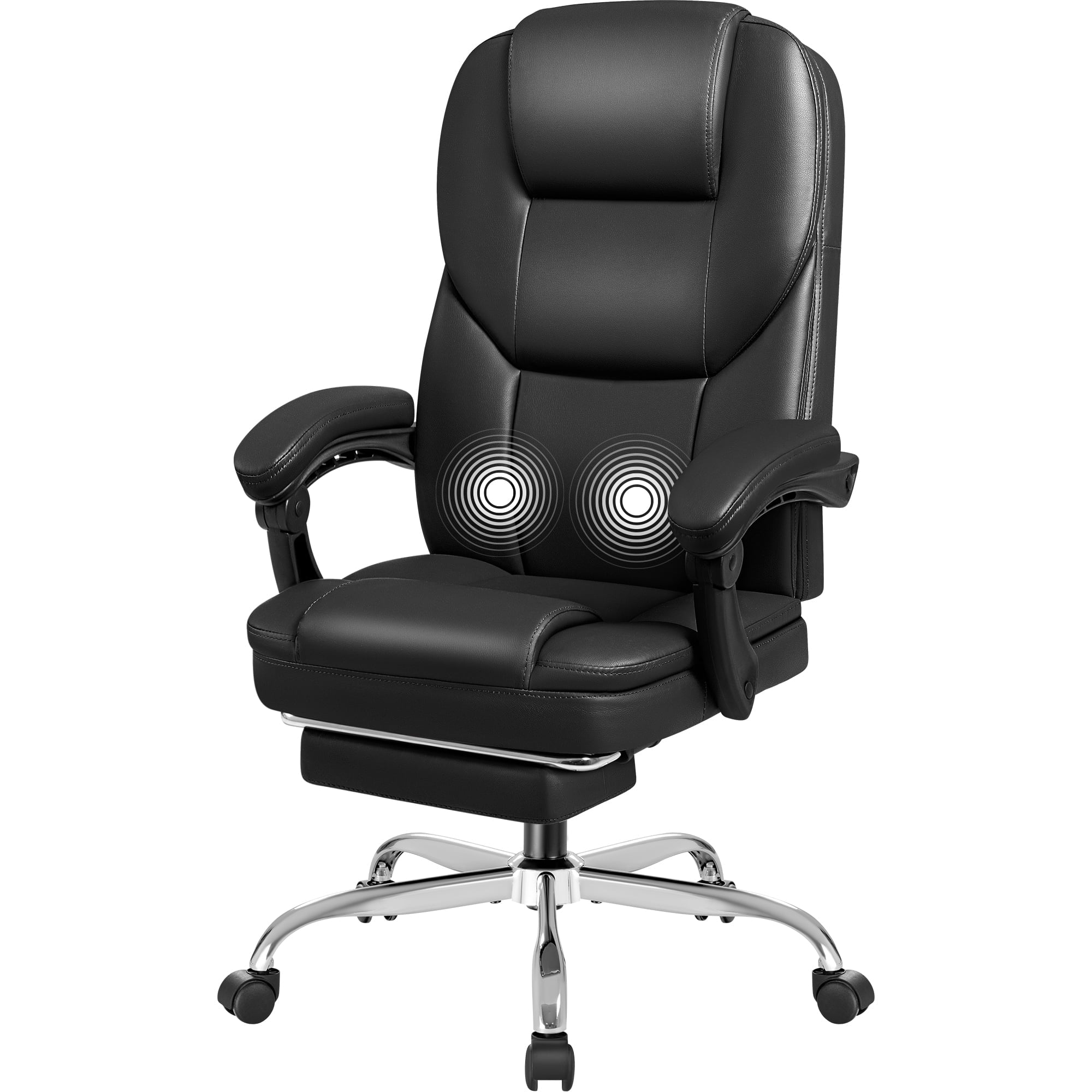 homall-recliner-chair-b-rostuhl-leder-schwarz-massage image 3