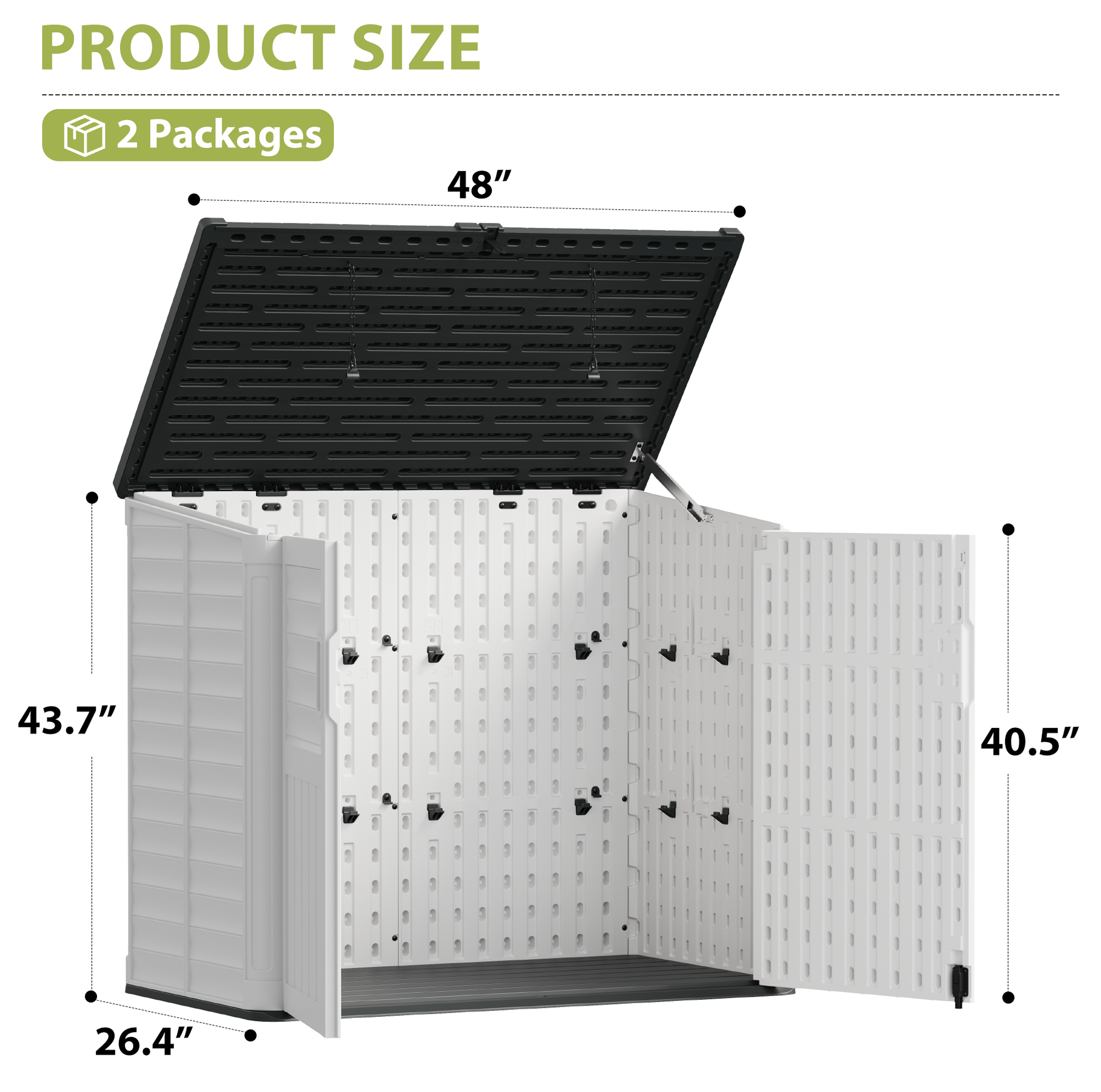 homall-metal-shed-ger-tehaus-beige-1000-liter-wetterfest image 7