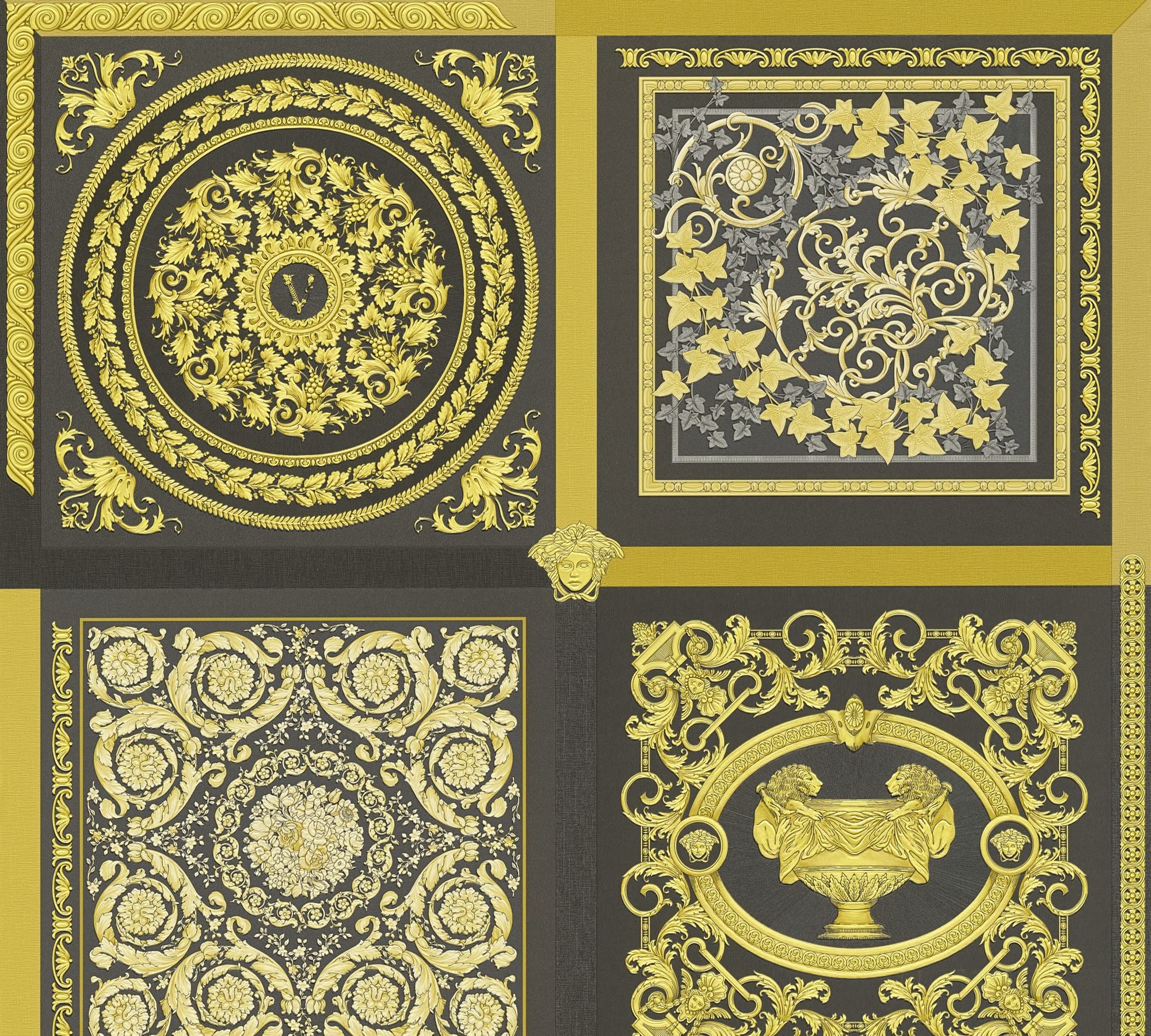 a-s-cr-ation-tapeten-versace-387043-barock-schwarz-gold-10-05m image 6