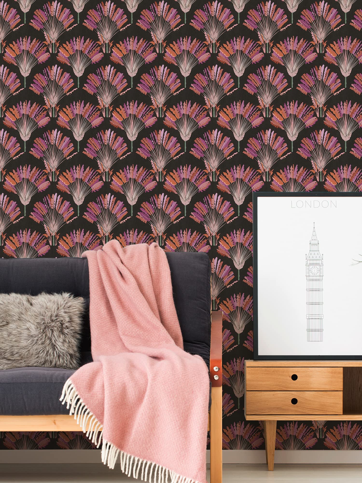 a-s-cr-ation-37708-3-jungle-chic-vliestapete-lila-rosa-10-05-m image 5