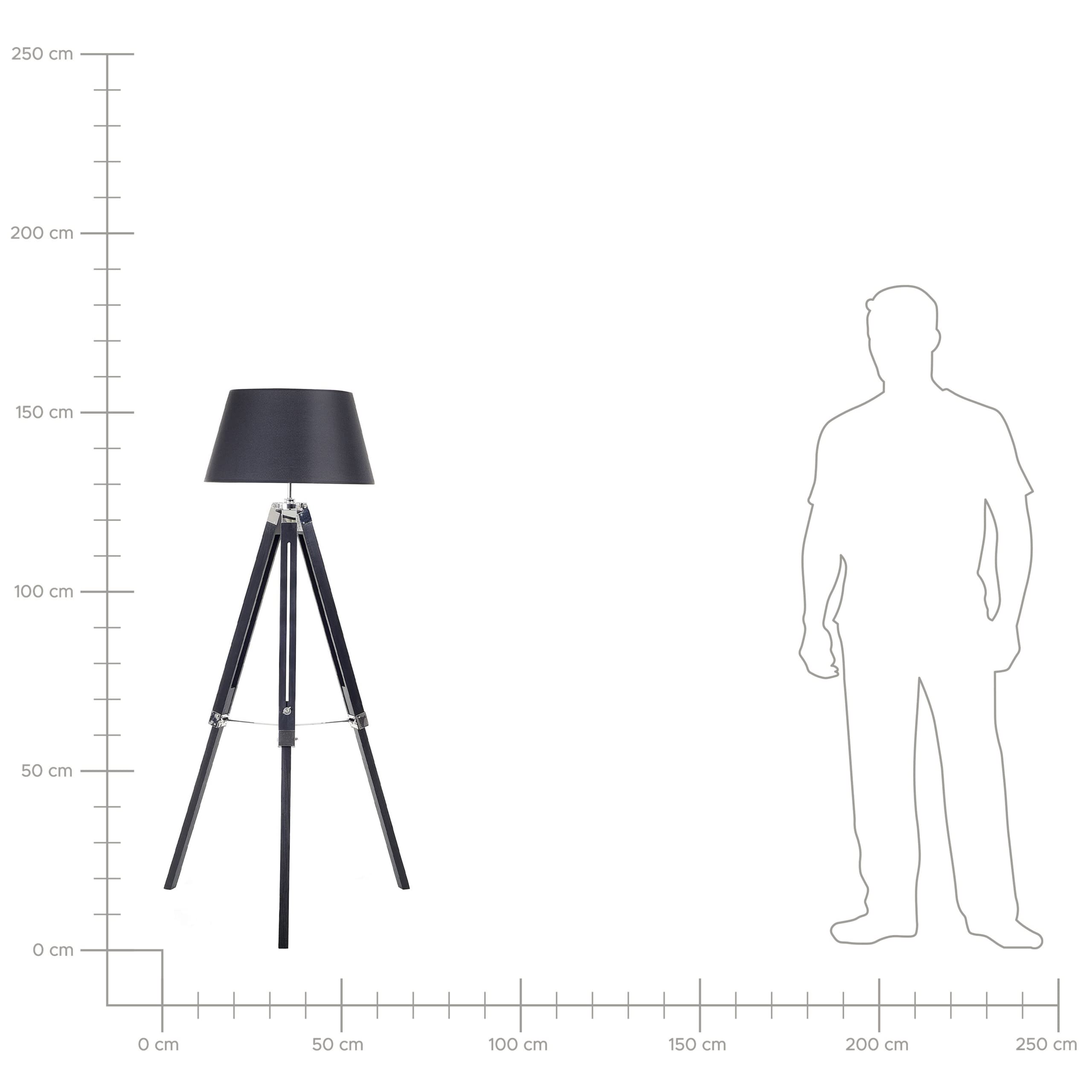 beliani-madeira-stehlampe-schwarz-holz-tripod-143-cm image 7