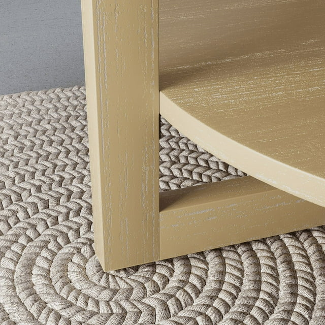 homall-couchtisch-rund-holz-braun-90cm-mit-ablage image 5