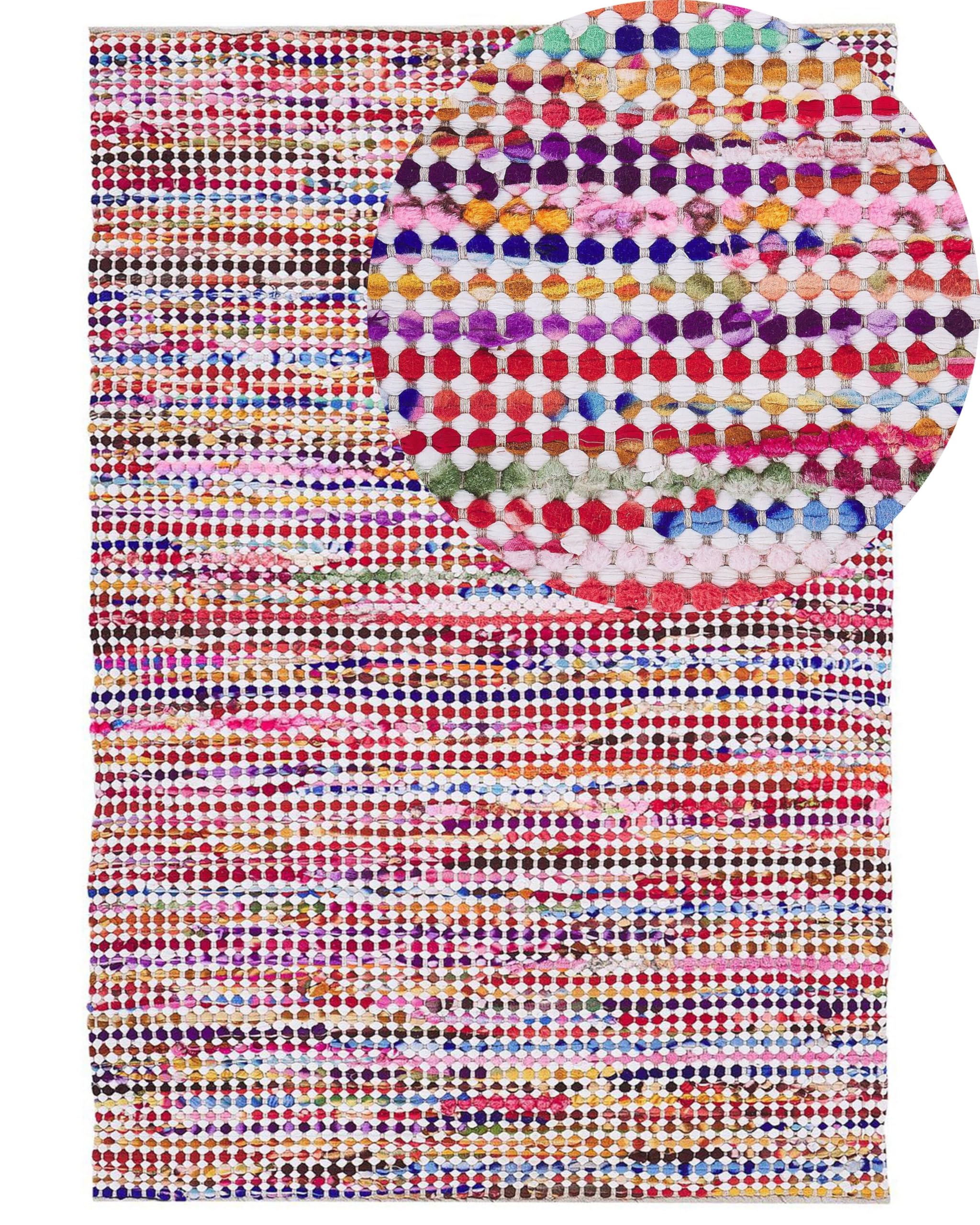 beliani-belen-teppich-160x230-bunt-mehrfarbig-kurzflor image 1