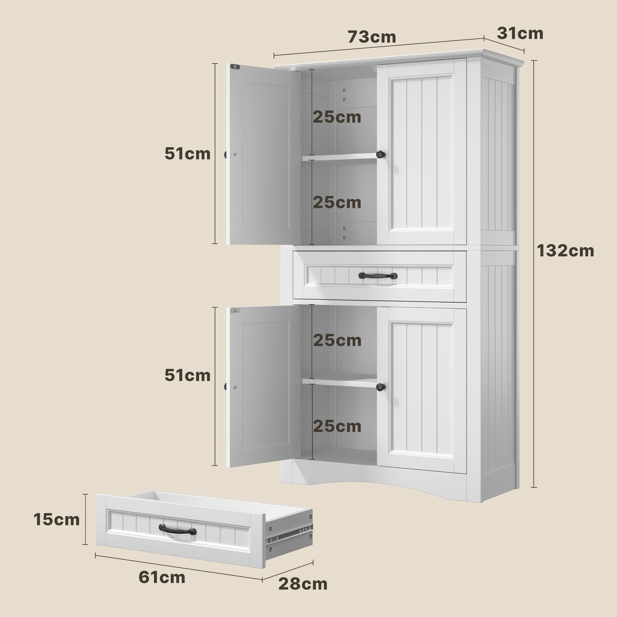 bealife-ap68-hochschrank-wei-73x31x132-4-t-rig-mdf image 3