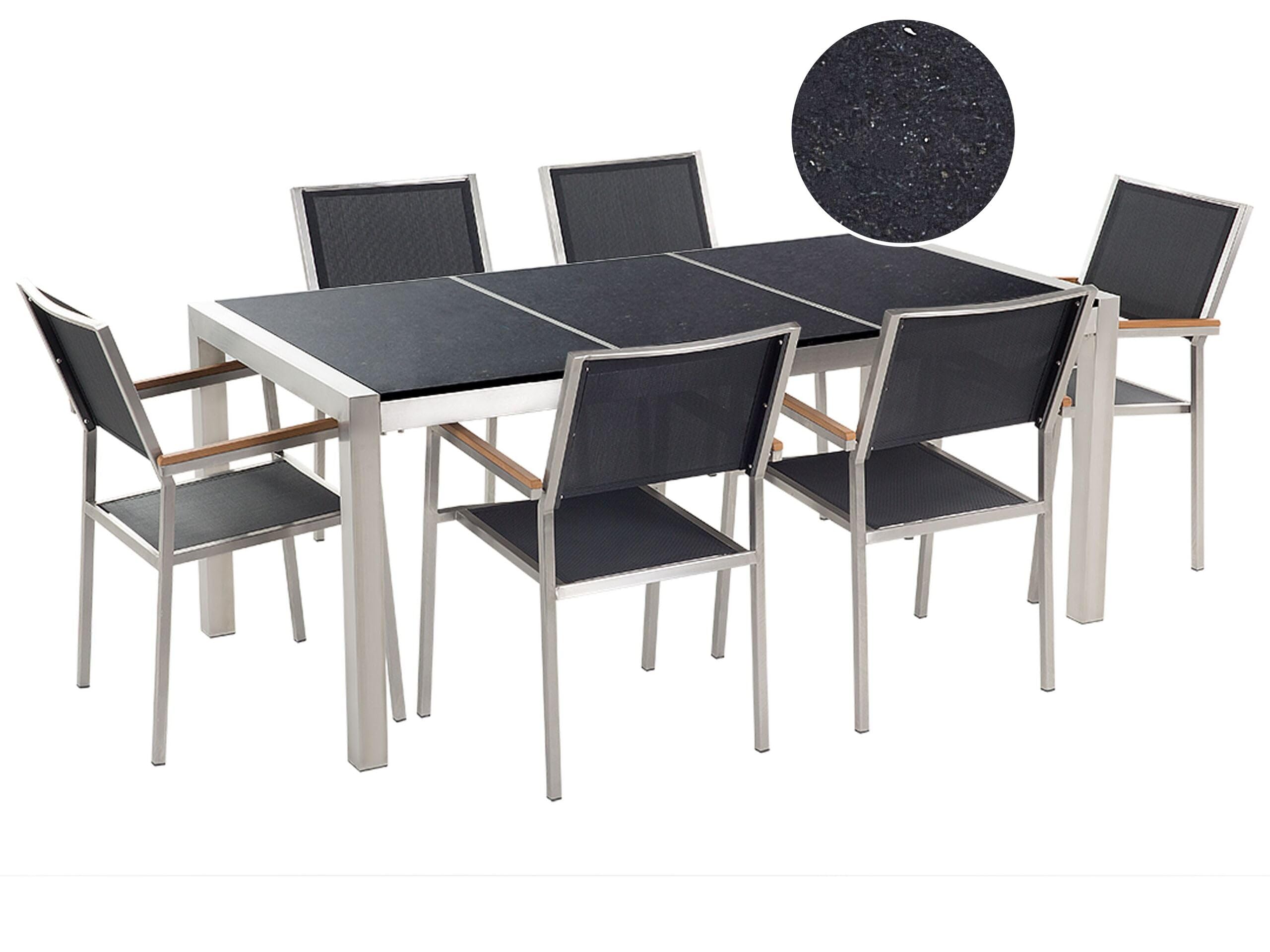 beliani-gartenm-bel-gartenset-180-cm-6-st-hle-schwarz-granit image 1