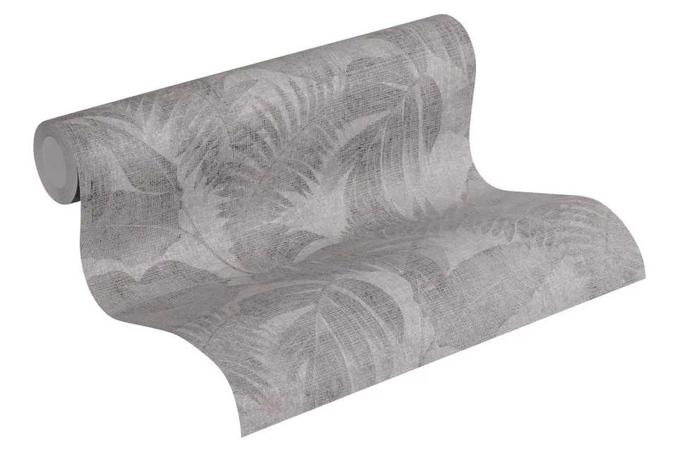 a-s-cr-ation-new-walls-vliestapete-palmen-grau-beige-373961 image 1