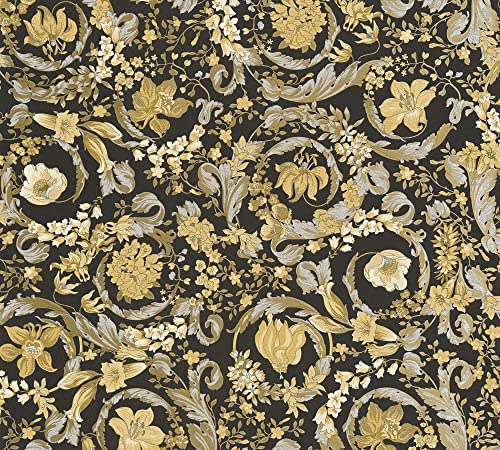 a-s-cr-ation-versace-387065-vliestapete-barock-gold-schwarz image 6