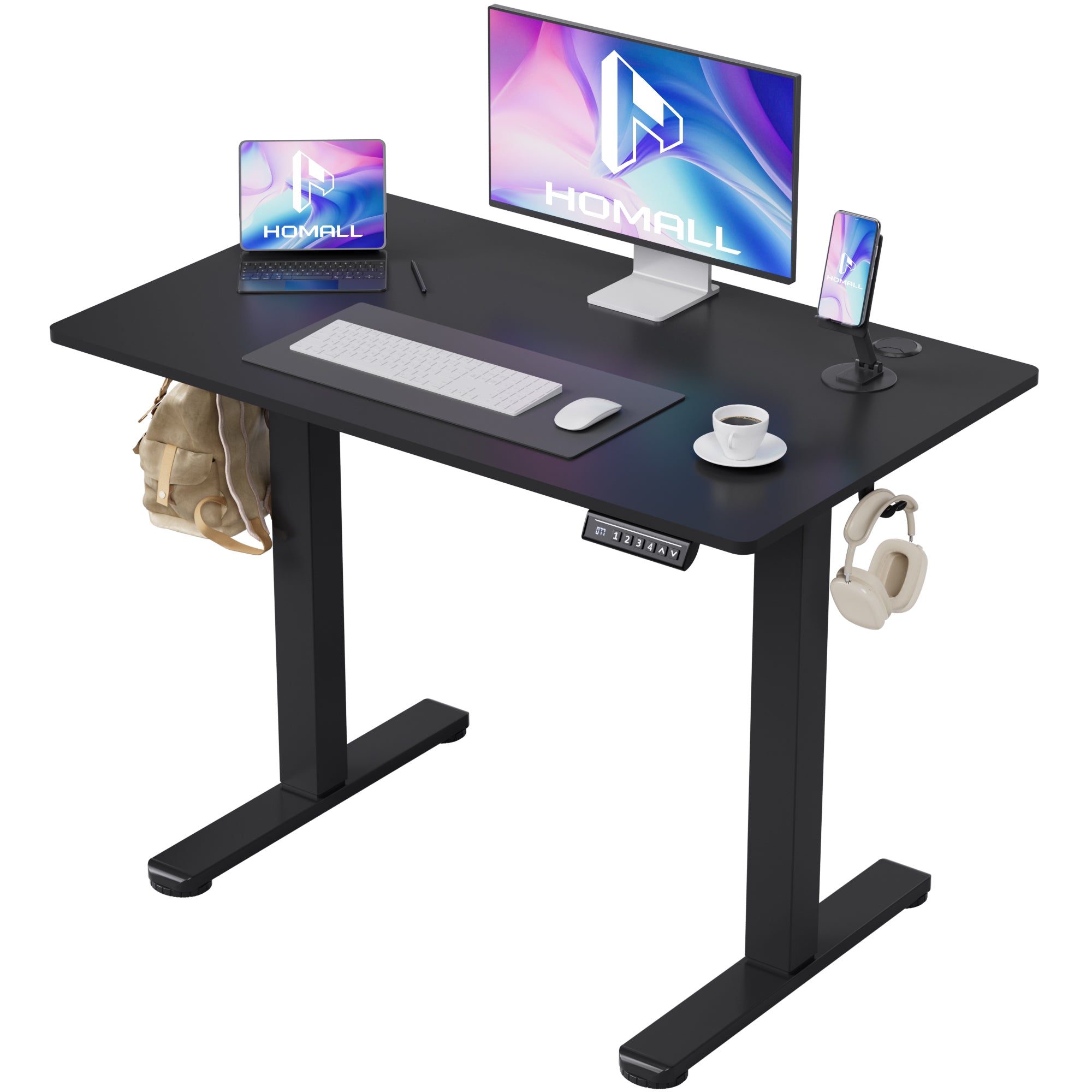 homall-standing-desk-schreibtisch-wei-140-cm-elektrisch image 8