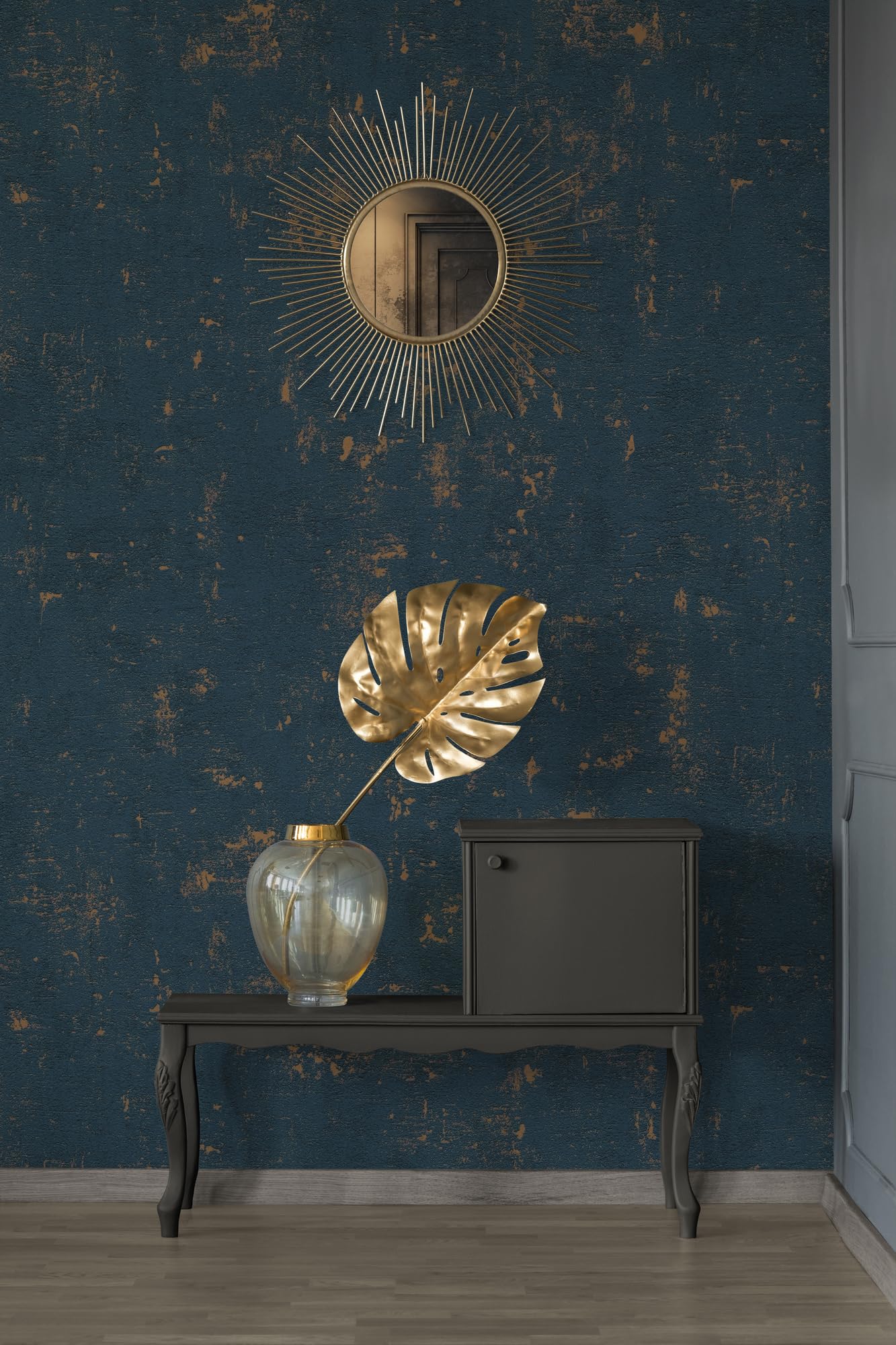 a-s-cr-ation-bast-vliestapete-dunkelblau-gold-10-05x0-53m image 5