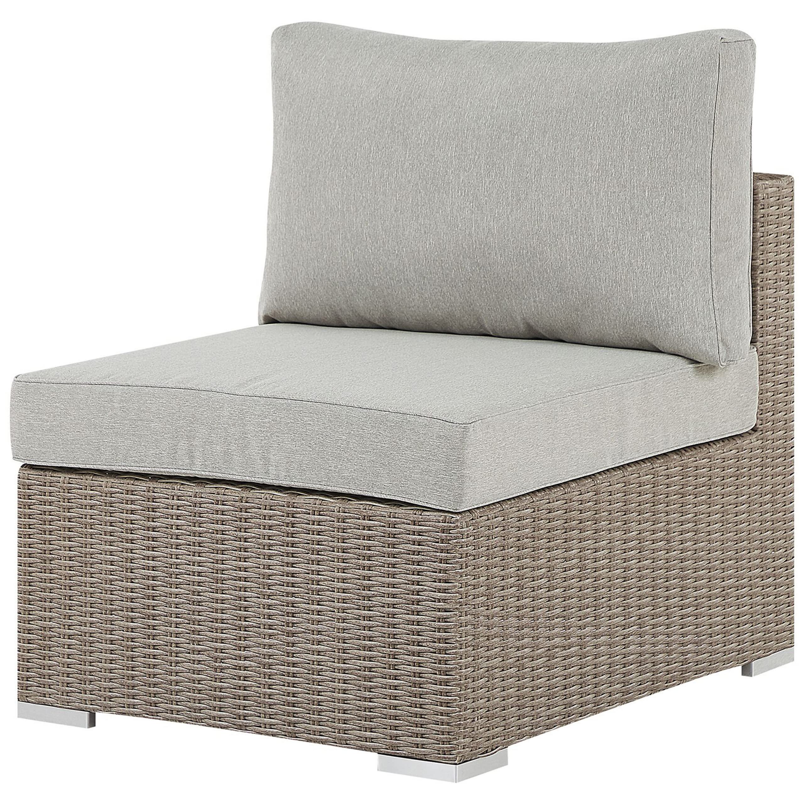 beliani-contare-lounge-set-polyrattan-taupe-6-sitzer-rechts image 8
