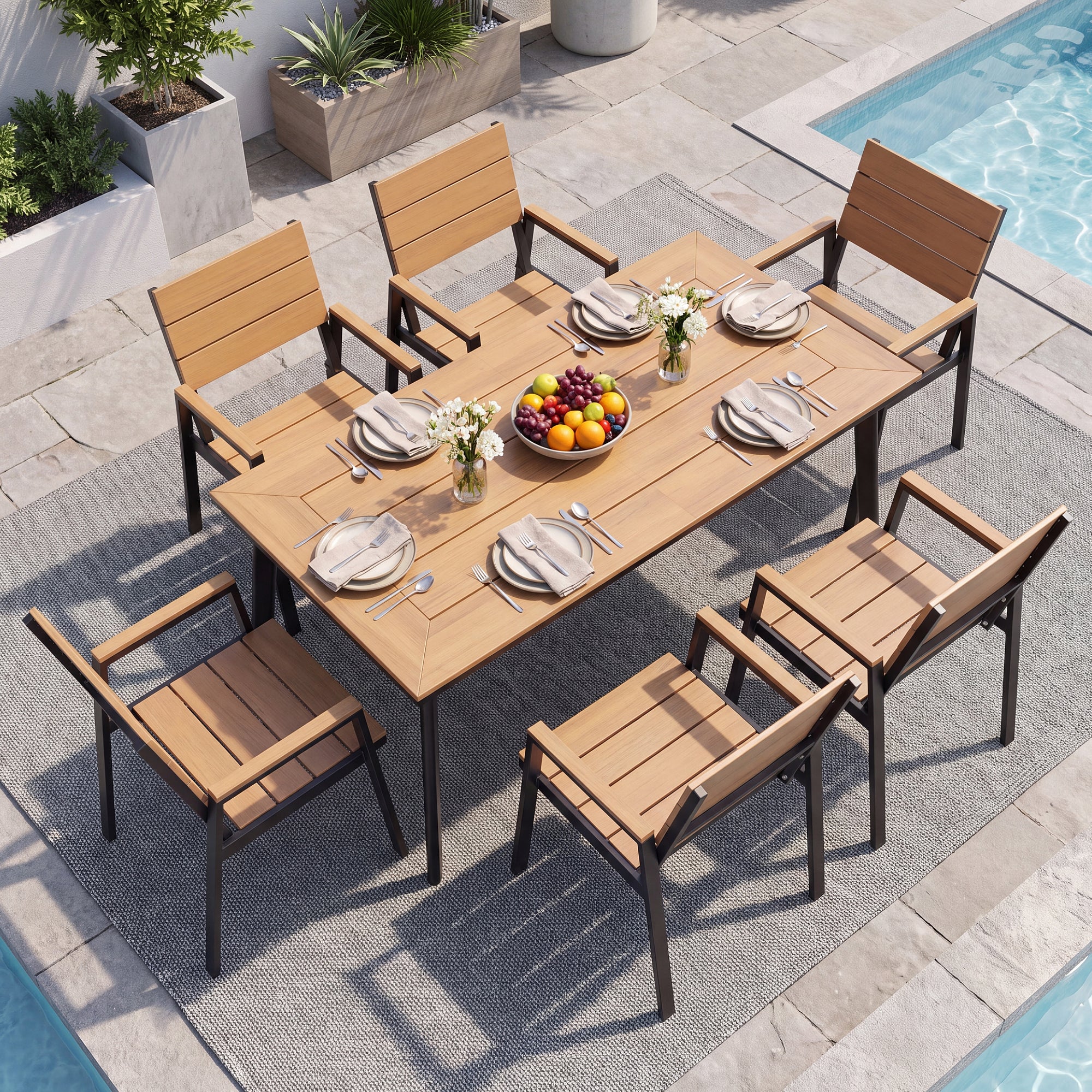 homall-patio-furniture-essgruppe-7-teilig-alu-mit-schirmloch image 7