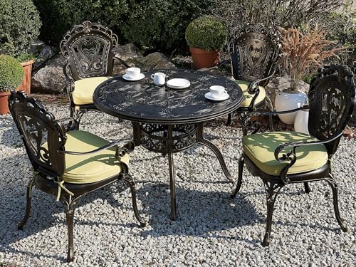beliani-sapri-gartentisch-rund-aluminium-dunkelbraun-retro image 8