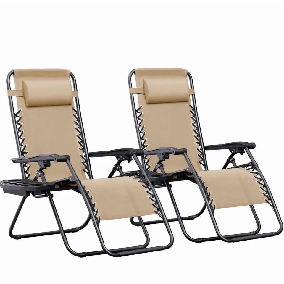 homall-patio-furniture-zero-gravity-stuhl-2er-set-schwarz image 1