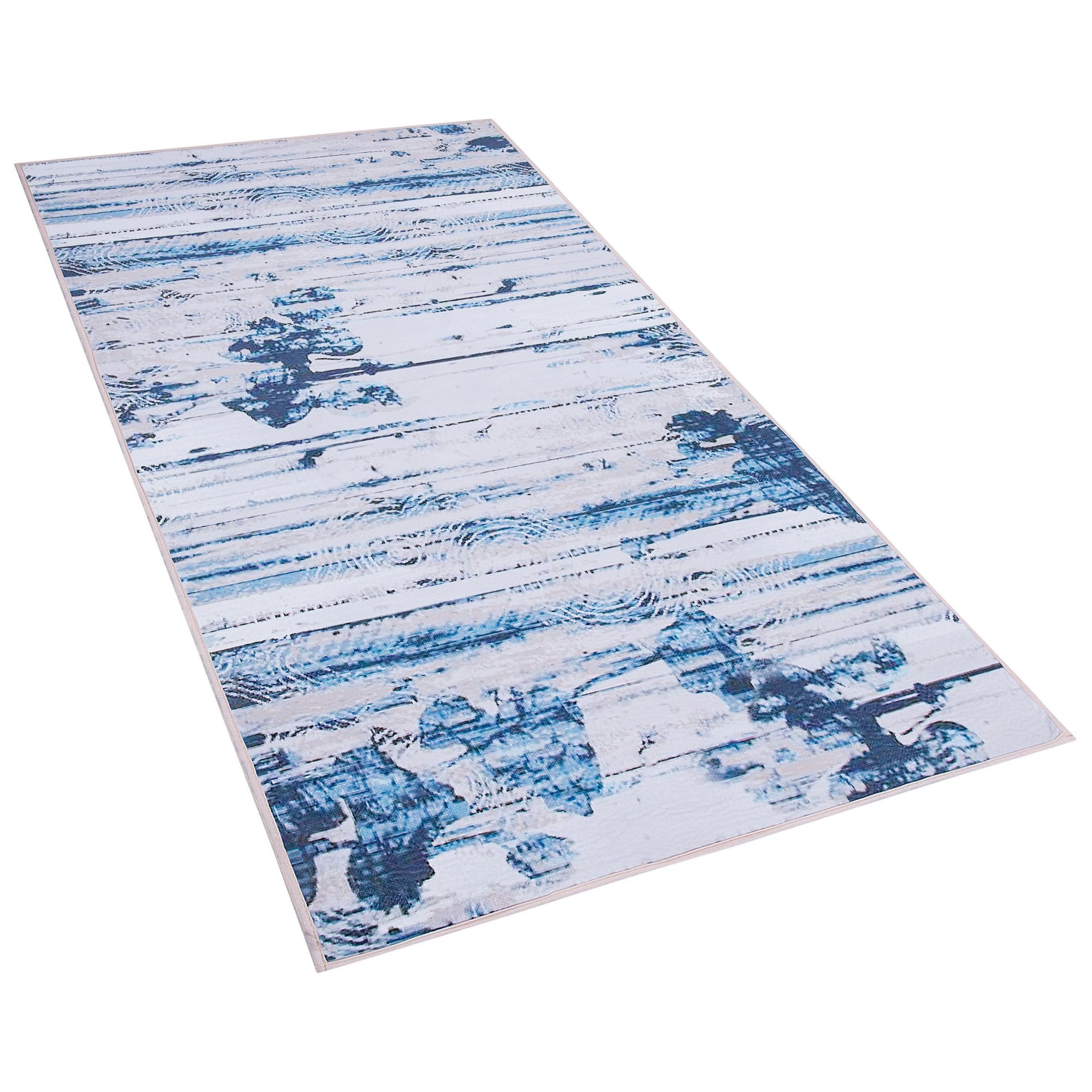 beliani-burdur-teppich-blau-80x150-cm-kurzflor image 3