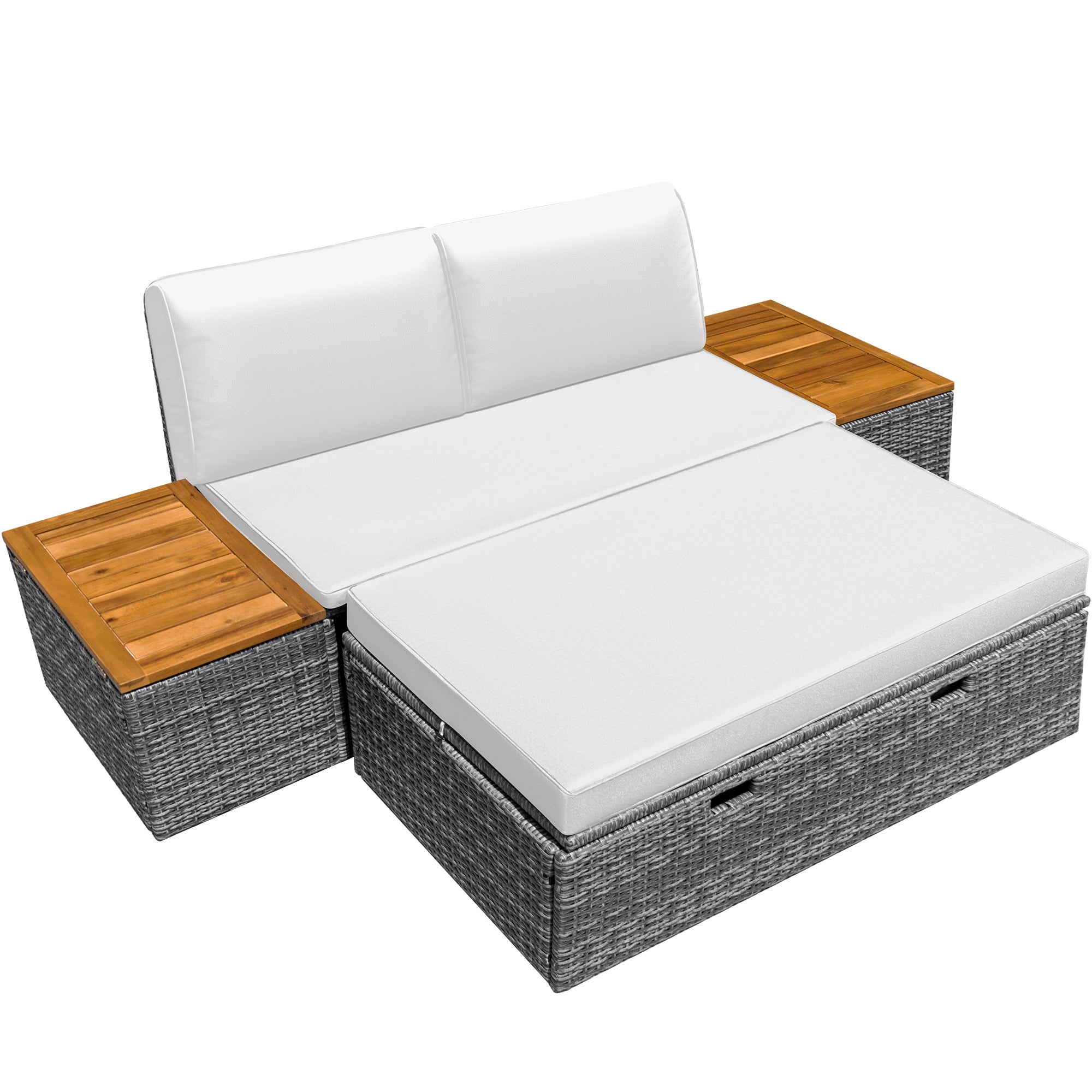 homall-patio-furniture-daybed-rattan-sonnenliege-dunkelblau-wetterfest image 4