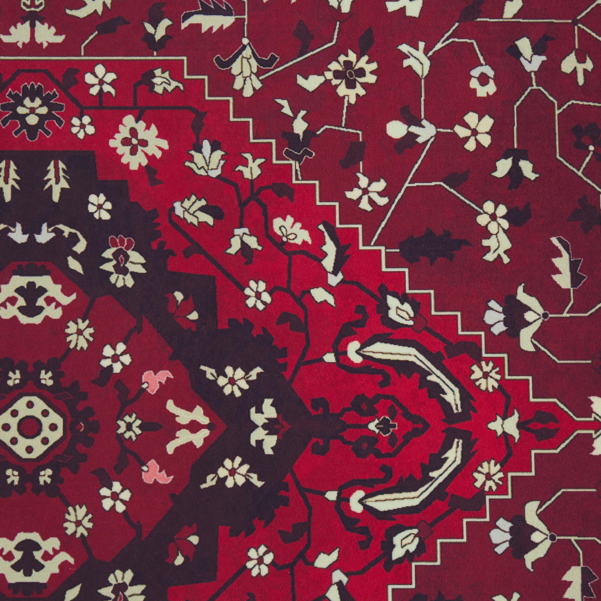 beliani-vadkadam-teppich-l-ufer-80x300-cm-rot-orientalisch image 4