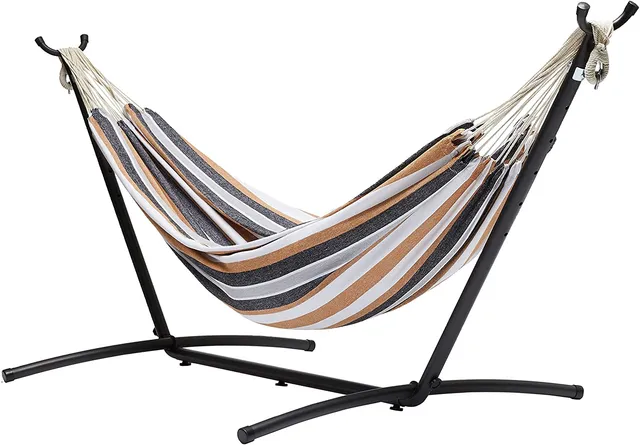 homall-patio-furniture-h-ngematte-doppel-mit-gestell-bunt image 1