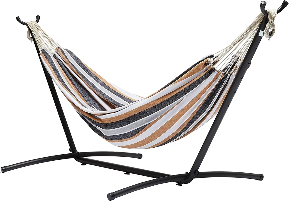 homall-patio-furniture-h-ngematte-doppel-mit-gestell-bunt image 1