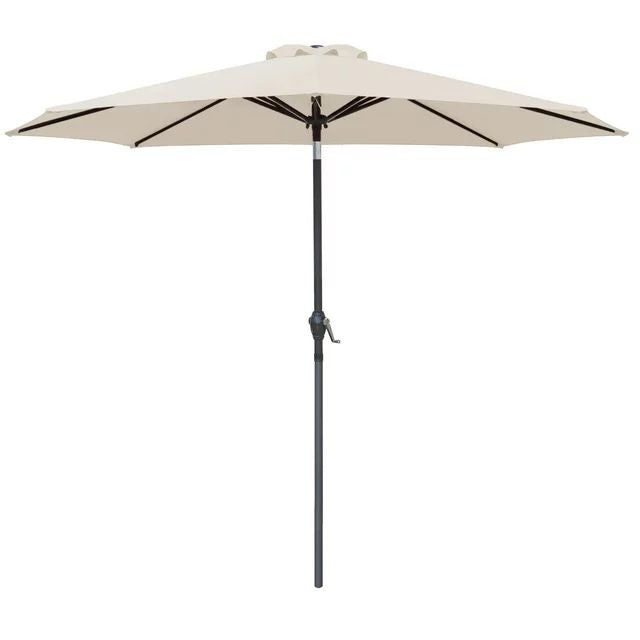 homall-patio-furniture-sonnenschirm-beige-9ft-neigbar image 1