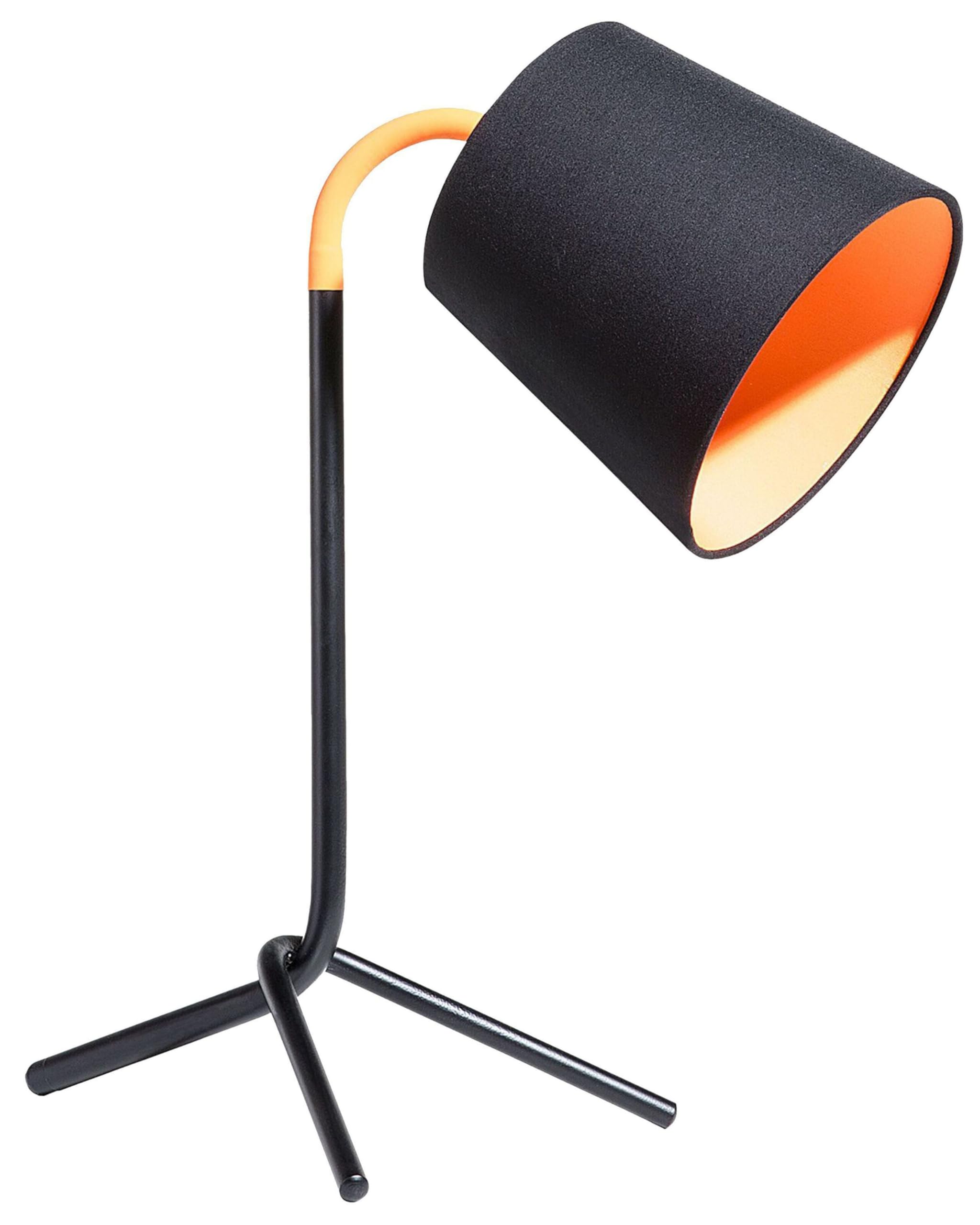 beliani-mokki-tischleuchte-schwarz-orange-e14-42-cm image 1