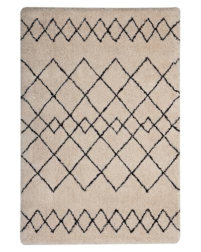 beliani-havsa-teppich-140x200-cm-beige-schwarz-zickzack image 7