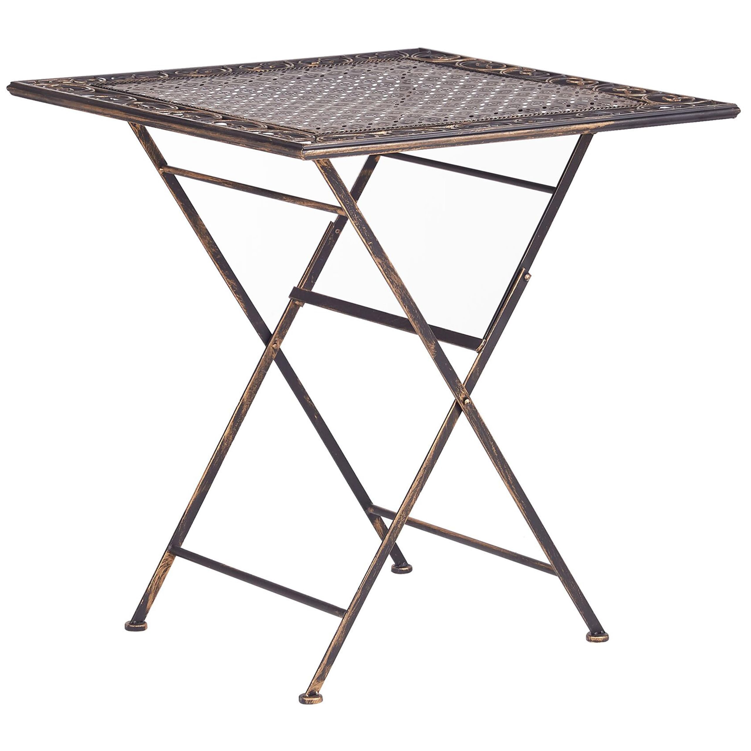 beliani-bormio-bistro-set-eisen-2-sitzer-klappbar-schwarz image 8