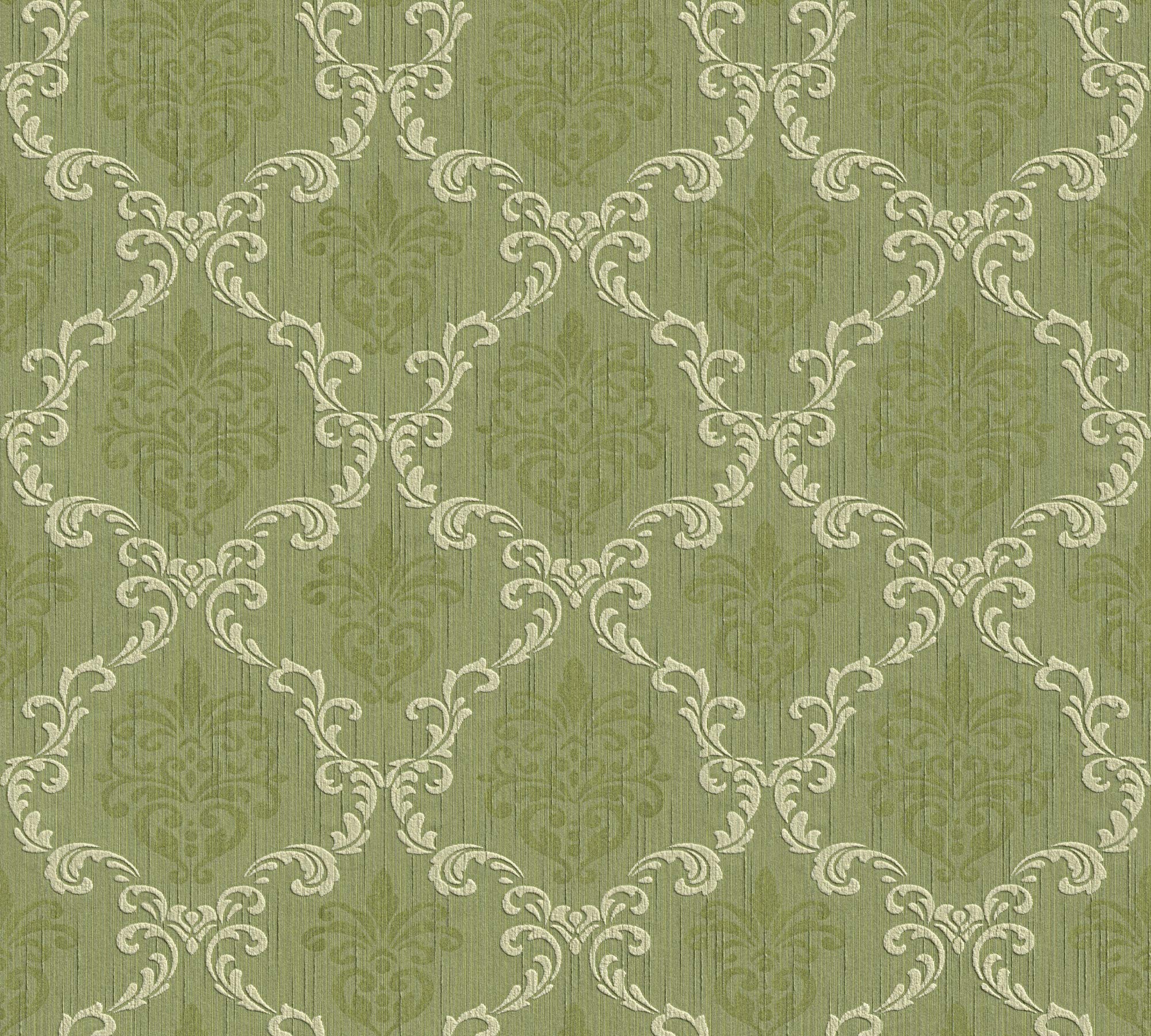 a-s-cr-ation-tessuto-95629-4-textiltapete-gr-n-barock image 1