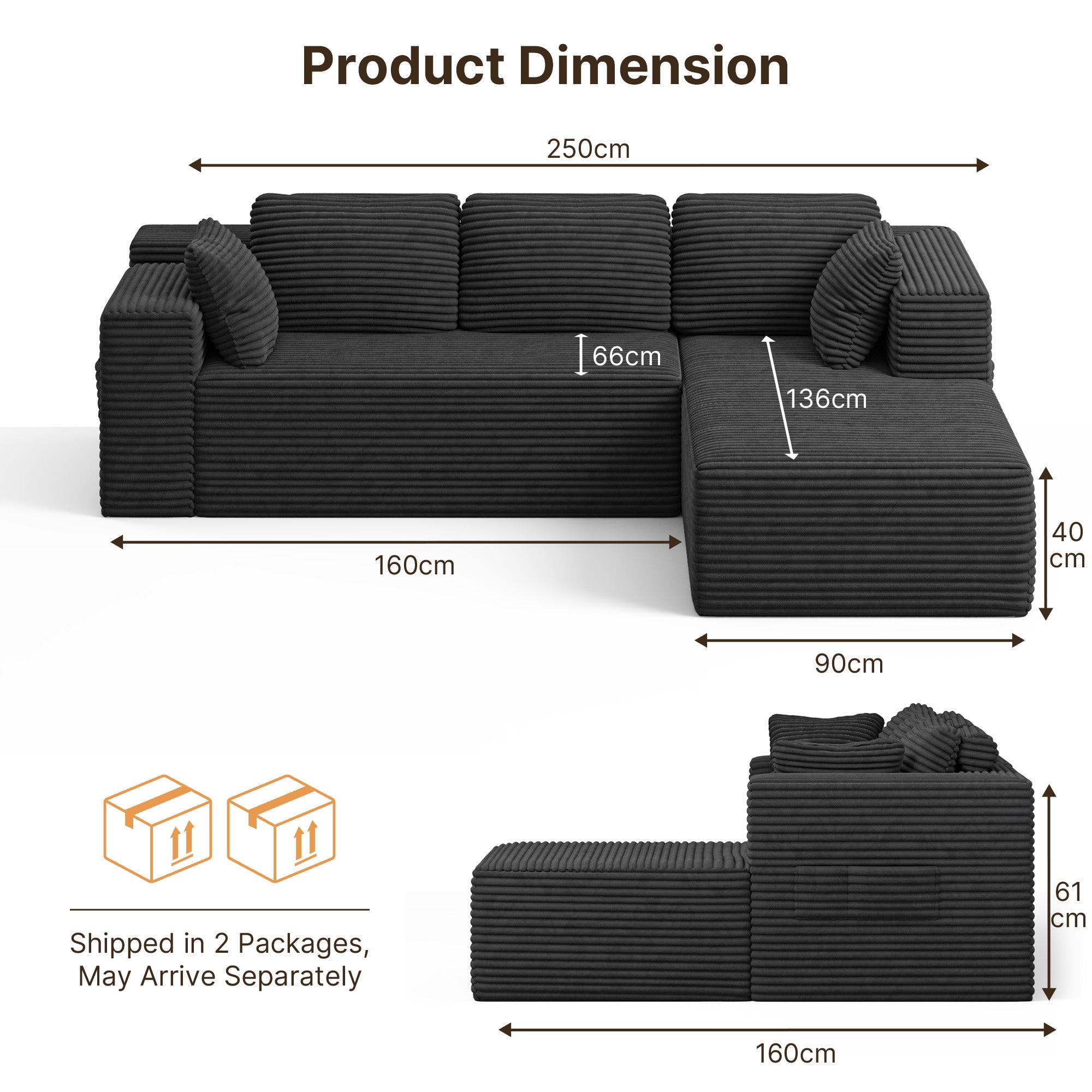 bealife-ar43-ecksofa-cord-250cm-wei-recamiere-rechts-4-sitzer image 3