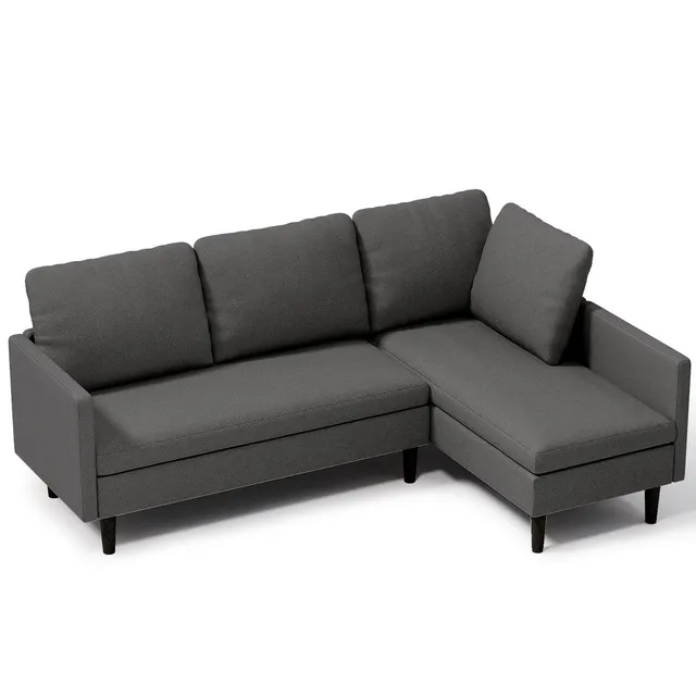 bealife-ar104-ecksofa-l-form-dunkelgrau-201-cm-mit-liegefl-che image 1