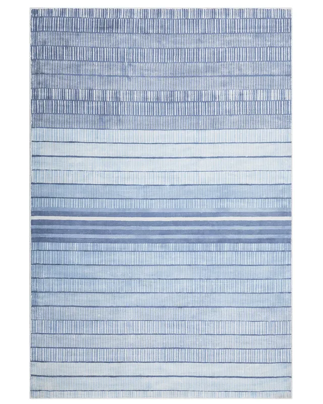 beliani-mediterran-teppich-hellblau-140-x-200-cm-viskose image 1