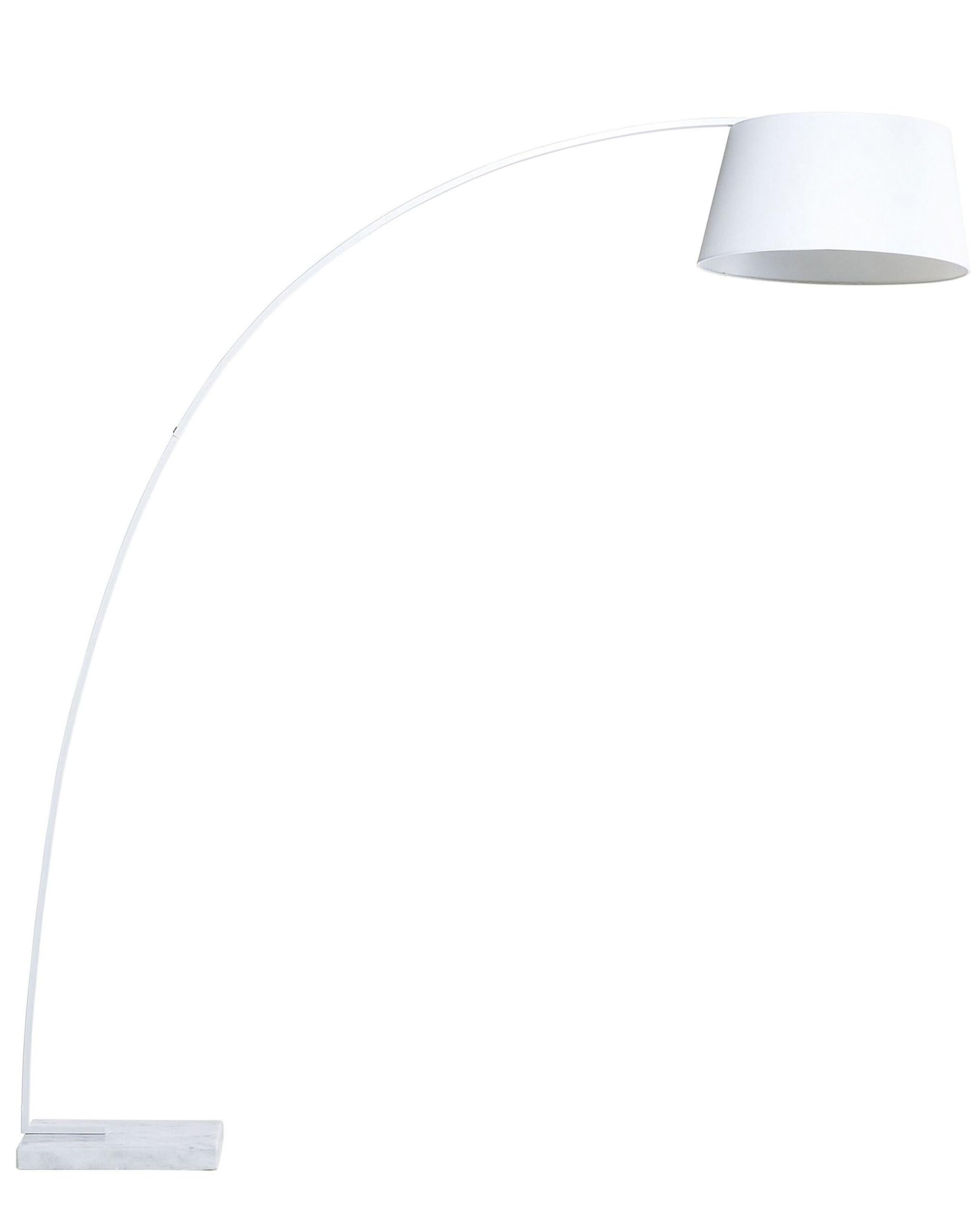 beliani-benue-stehleuchte-wei-bogenlampe-metall-188-cm image 1