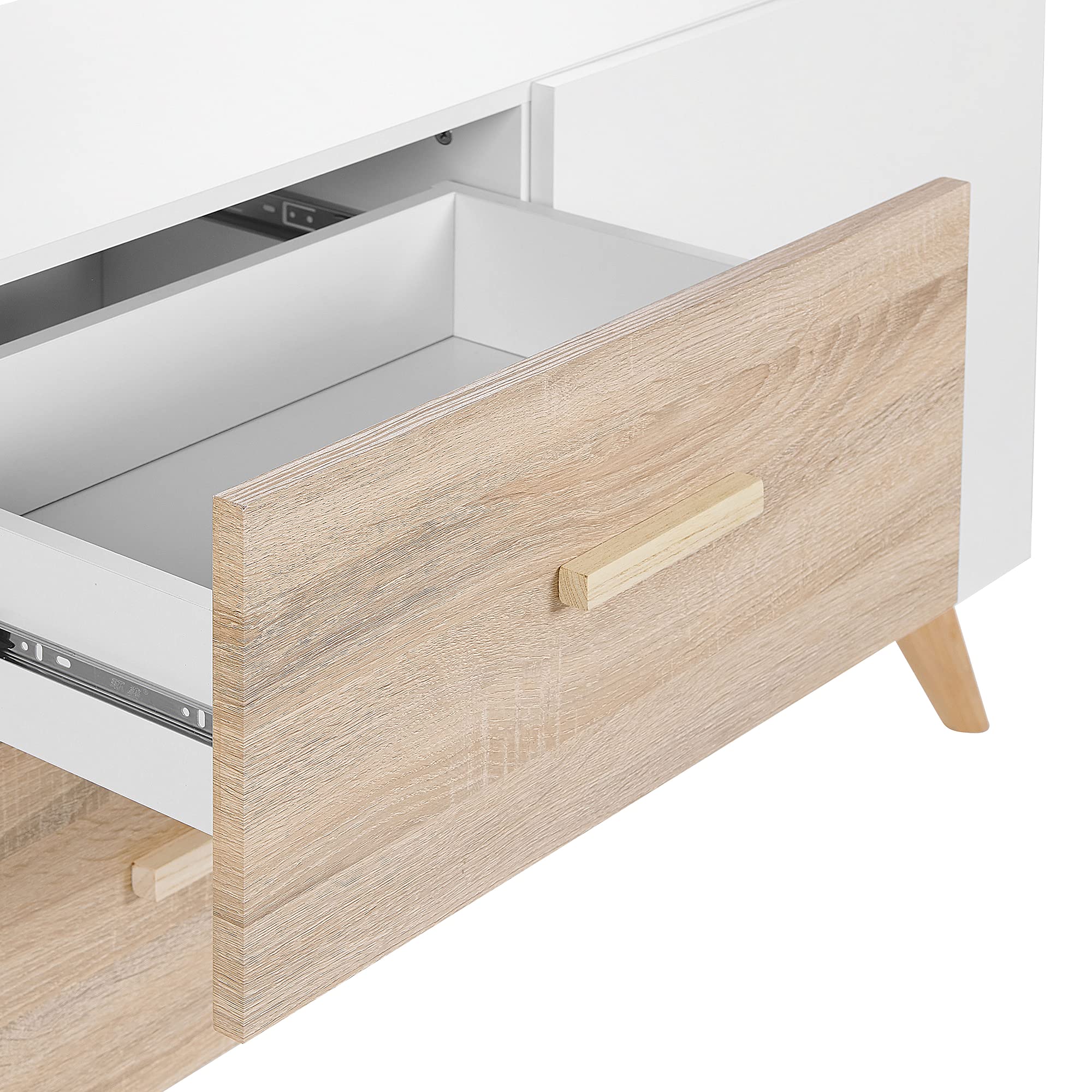 beliani-fili-sideboard-wei-helle-holzoptik-120-cm-2-schubladen image 8