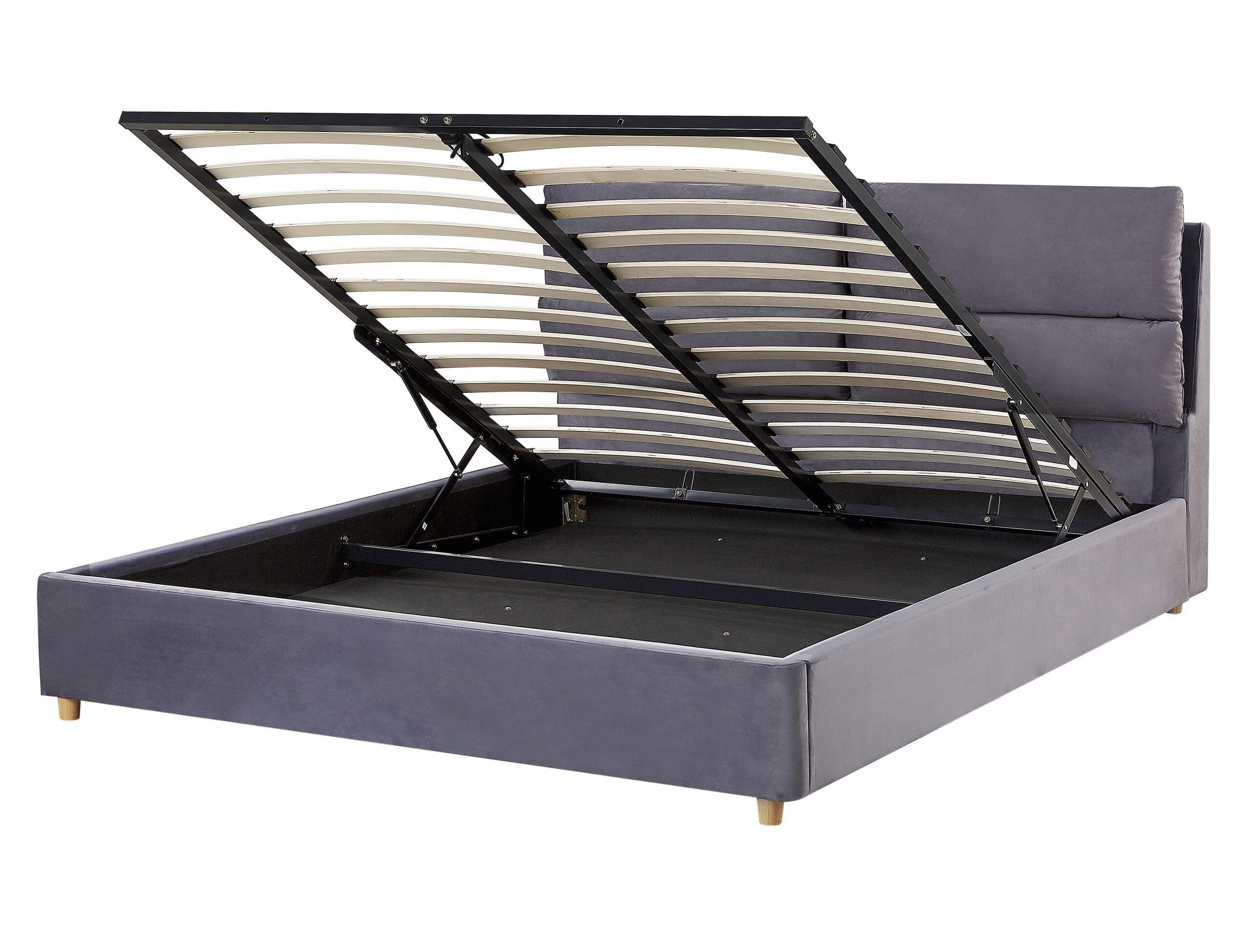 beliani-batilly-doppelbett-grau-140x200-samt-mit-bettkasten image 1