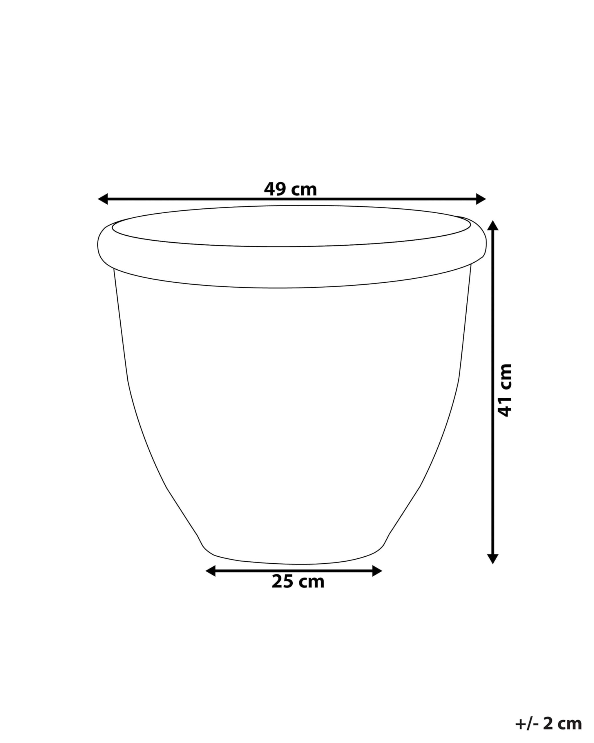 beliani-tesalia-blumentopf-rund-braun-49x49x41-cm-gr-e-l image 3