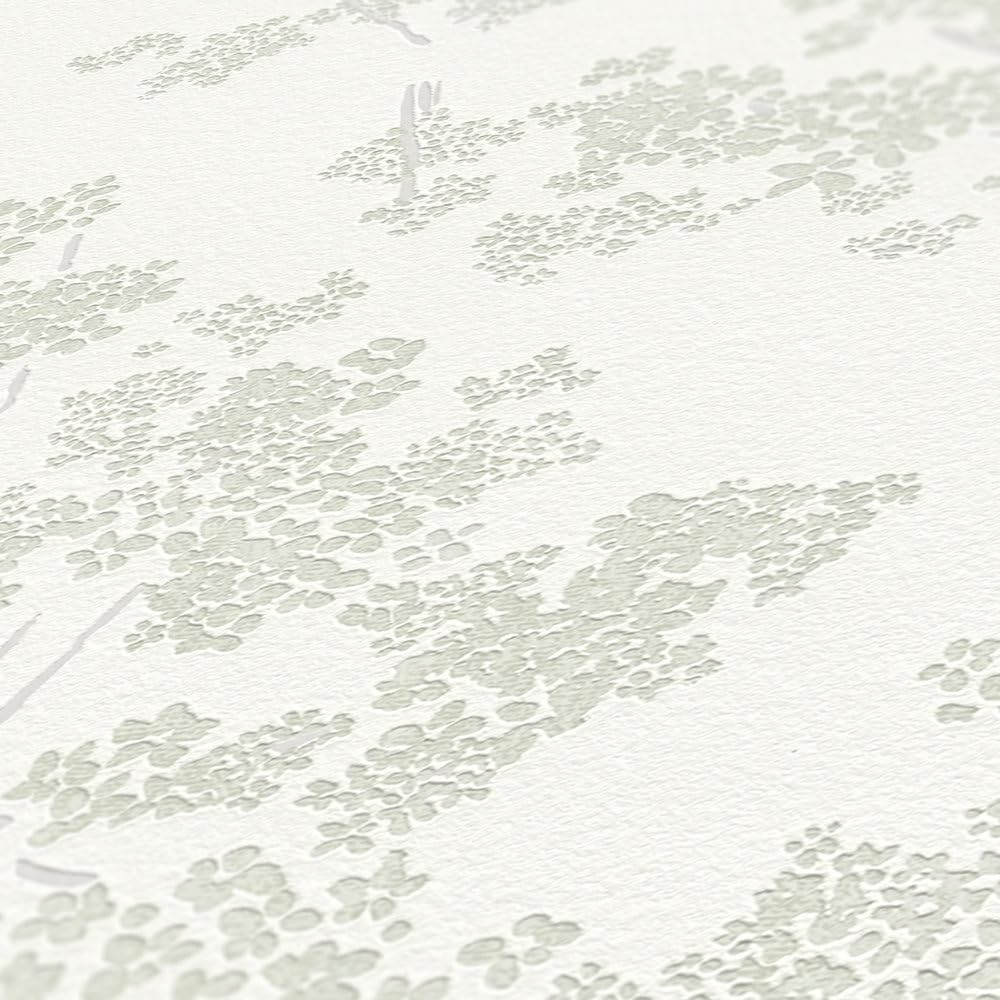 a-s-cr-ation-vliestapete-landhaus-wei-gr-n-grau-floral-395482 image 3