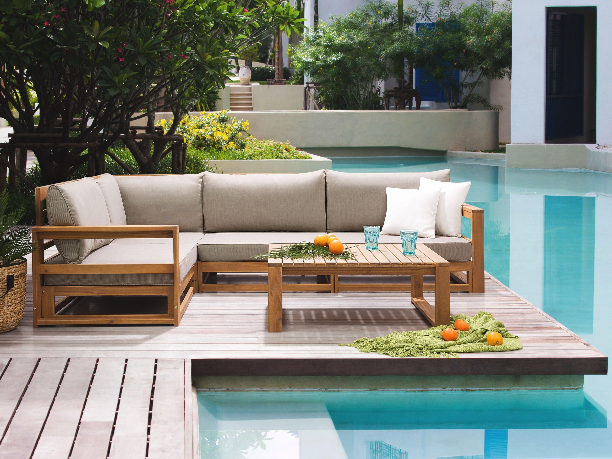 beliani-timor-loungeset-ecksofa-akazie-hellbraun-taupe-grau image 2