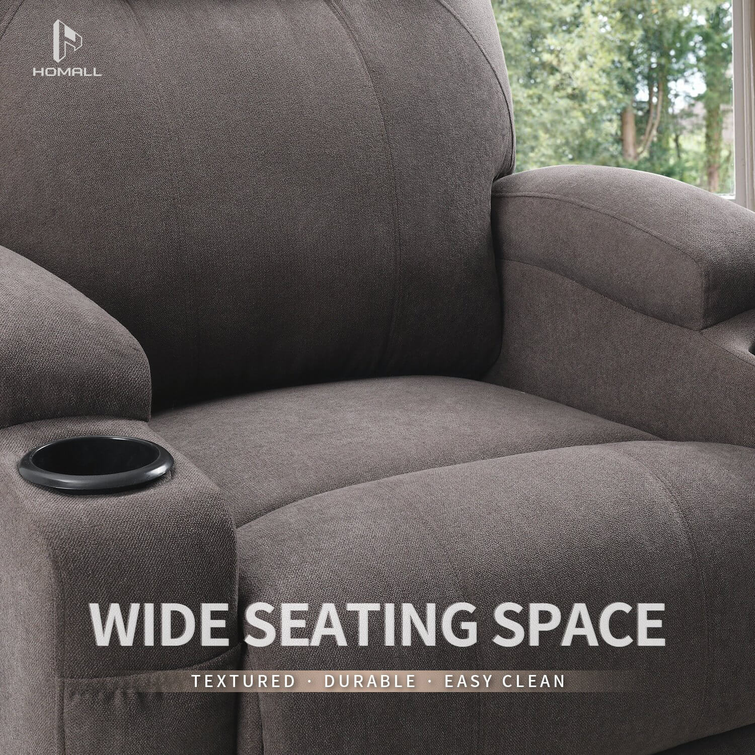homall-recliner-chair-aufstehsessel-grau-stoff-massage image 6